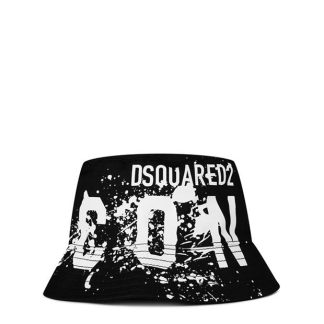 DSQUARED2 DSQ Splash Bucket Sn42 Men White/Black  for sale