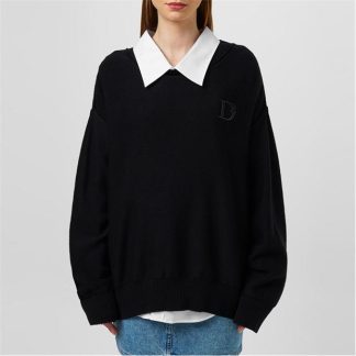 DSQUARED2 DSQ Statement Knit Ld99 Women Black 900  for sale