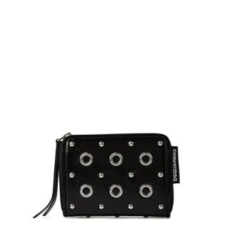 DSQUARED2 DSQ Zip Wallet Ld42 Women Black  for sale