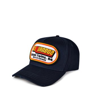 DSQUARED2 Diner Logo Cap Men Baseball Caps Blue 3073 for sale