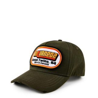 DSQUARED2 Diner Logo Cap Men Baseball Caps Green 8102 for sale