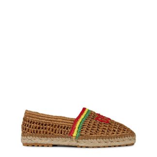 DSQUARED2 Flat Espadrilles Men Rafia Nat  for sale