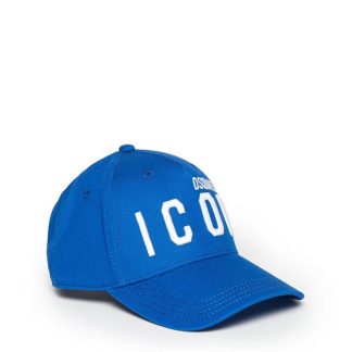 DSQUARED2 Icon Baseball Cap Kids Baseball Caps Blue DQ865 for sale