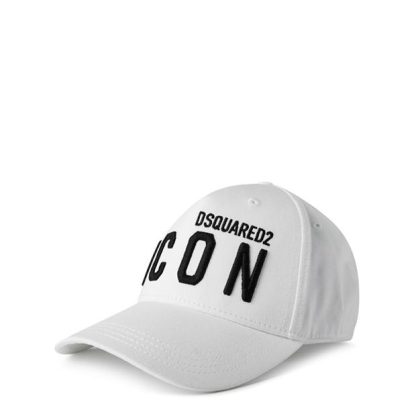 DSQUARED2 Icon Baseball Cap Kids Baseball Caps White DQ100 for sale