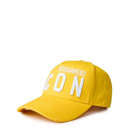 DSQUARED2 Icon Logo Cap Men Baseball Caps Yellow M2643 for sale