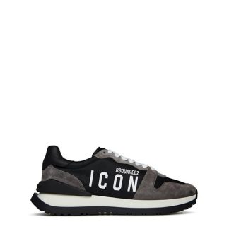 DSQUARED2 Icon Running Trainers Men Runners Black/White for sale