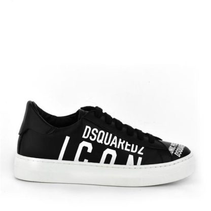 DSQUARED2 Icon Trainers Junior Kids Black Var 1  for sale