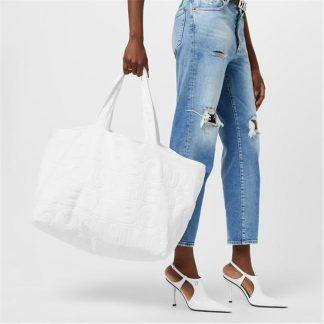 DSQUARED2 Jacquard Tote Bag Women White 1062  for sale