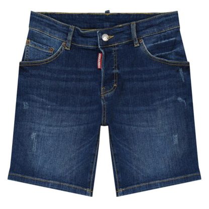 DSQUARED2 Junior Denim Shorts Kids Blue Dq01  for sale