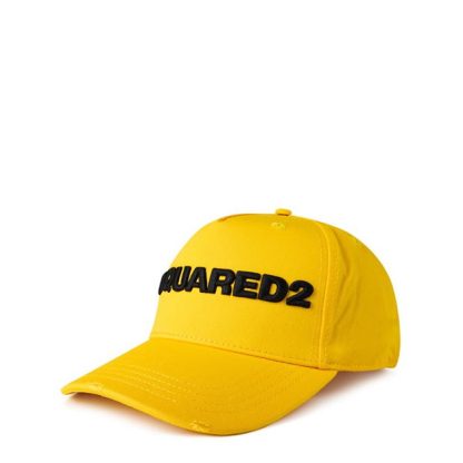 DSQUARED2 Logo Baseball Cap Kids Yellow Smu 7047  for sale