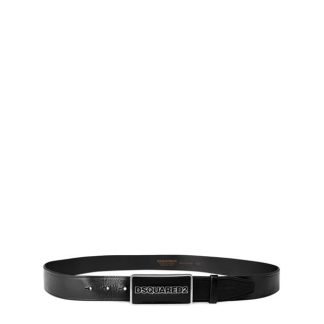 DSQUARED2 Logo Belt Unisex Black  for sale