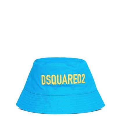 DSQUARED2 Logo Bucket Hat Unisex Blue Dq812  for sale