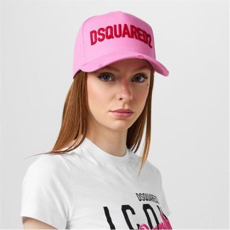 DSQUARED2 Logo Cap Women Pink/Red  for sale