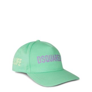 DSQUARED2 Logo One Life Cap Men Green M2750  for sale