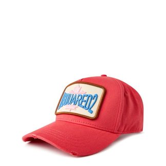 DSQUARED2 Logo Patch Cap Women Coral 4067  for sale