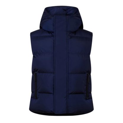 DSQUARED2 Logo Print Hooded Gilet Juniors Kids Blue Dq875  for sale