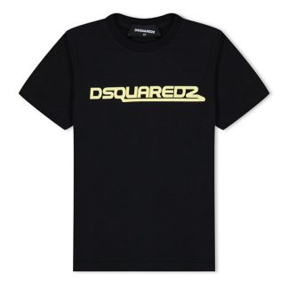 DSQUARED2 Lounge T-Shirt Junior Boys Kids Black  for sale