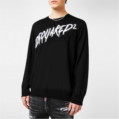 DSQUARED2 Love D2 Sweatshirt Men Black  for sale