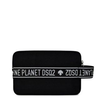 DSQUARED2 One Life One Planet Wash Bag Women Black 2124  for sale