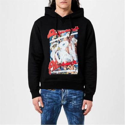 DSQUARED2 Rocco Cool Hoodie Men Black  for sale