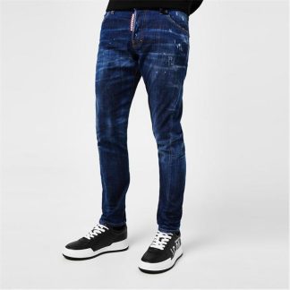 DSQUARED2 Sexy Twist Jeans Men Blue 470  for sale