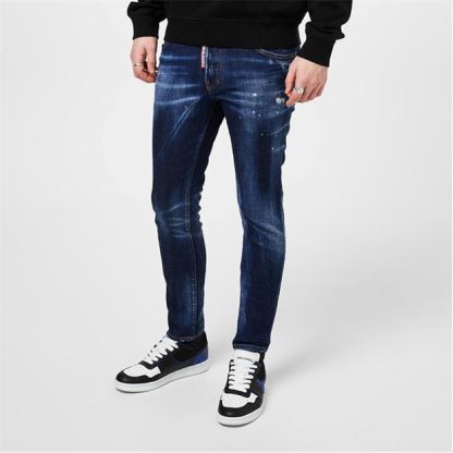 DSQUARED2 Skater Jeans Men Slim Jeans M Blue 470 SMU for sale