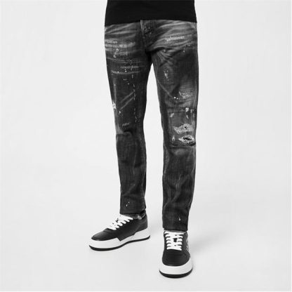 DSQUARED2 Skater Skinny Jeans Men Black  for sale