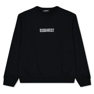 DSQUARED2 Small Logo Sweatshirt Juniors Kids Black  for sale