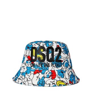 DSQUARED2 Smurf Print Bucket Hat Women Multi M037  for sale