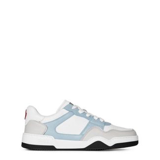 DSQUARED2 Spiker Sneakers Men Low Trainers White/Blue for sale