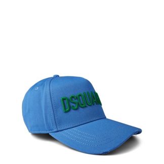 DSQUARED2 Stretch Logo Baseball Cap Men Baseball Caps CELESTE M2794 for sale