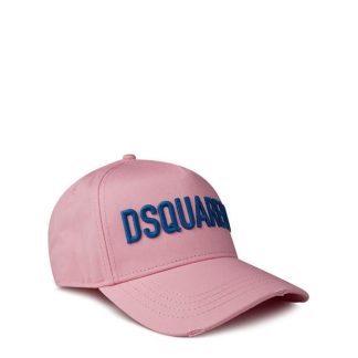 DSQUARED2 Stretch Logo Baseball Cap Men Baseball Caps ROSA M2796 for sale