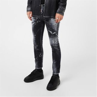 DSQUARED2 Super Twinky Jeans Men Black  for sale