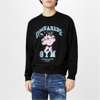 DSQUARED2 Sweatshirt Men Black  for sale