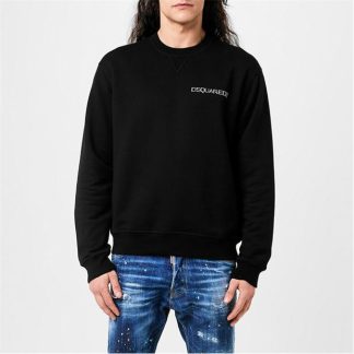 DSQUARED2 Sweatshirt Men Black  for sale