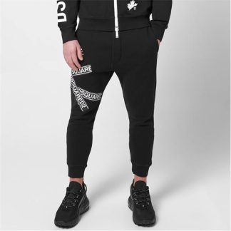 DSQUARED2 Tape Jogger Men Black 900  for sale