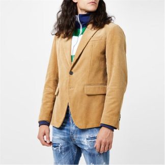 DSQUARED2 Track London Cord Jacket Men Walnut  for sale