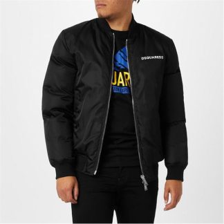 DSQUARED2 X Manchester City Bomber Jacket Men Black  for sale