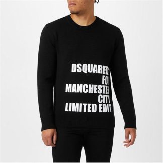 DSQUARED2 X Manchester City Sweatshirt Men Black  for sale