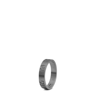 GUCCI 18ct Icon Ring Unisex White Gold  for sale