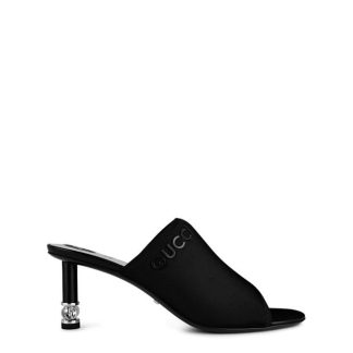 GUCCI 75mm Interlocking G Mules Women Black  for sale