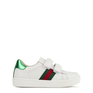 GUCCI Ace Velcro Trainers Infants Kids White 9085  for sale