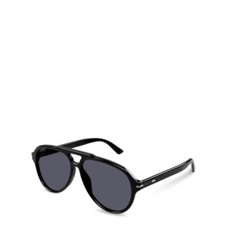 GUCCI Aviator Sunglasses Unisex Aviator Sunglasses Black/Grey for sale