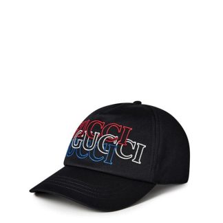 GUCCI Baseball Logo Cap Men Navy  for sale