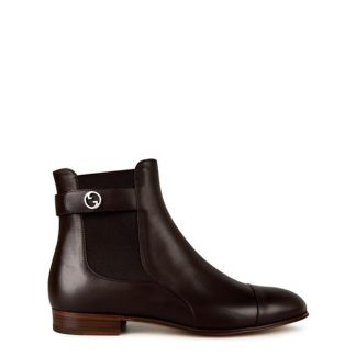 GUCCI Blondie Ankle Boots Men Brown  for sale