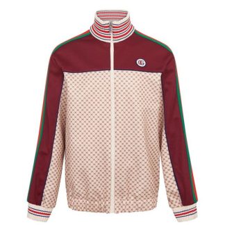 GUCCI Boy'S Technical Jersey Jacket Kids Brown 9128  for sale