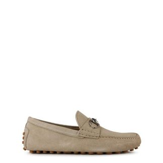 GUCCI Byorn Driving Shoes Men Loafers Oatmeal for sale