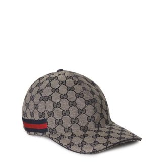 GUCCI Canvas Baseball Cap Kids Blue/Beige  for sale