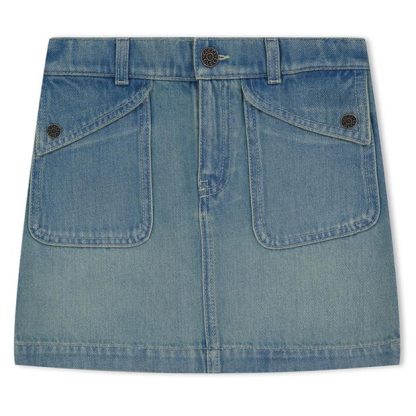 GUCCI Denim Skirt Girls Kids Blue 4452  for sale