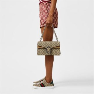 GUCCI Dionysus Small Shoulder Bag Women Taupe  for sale